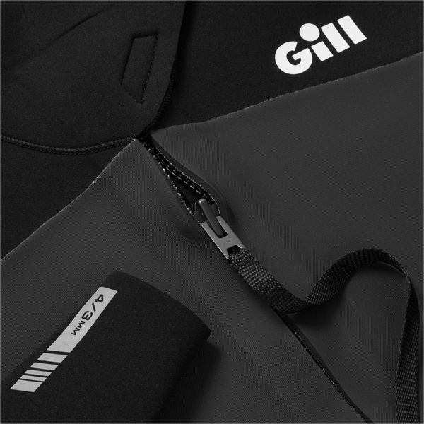 2025 Gill Pursuit Feminino 4/3mm Back Zip Fato De Mergulho 5029W - Black